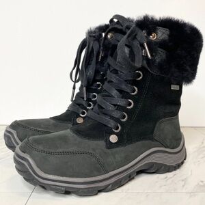 New! Pajar Abbie Sheepskin Black Winter Boot 5 5.5